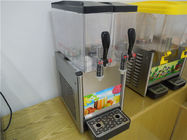 Portable Twin Juice Dispenser Machine / Electric Cold Drink Dispenser 12L x 2